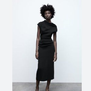 Zara Draped Sheath Dress
